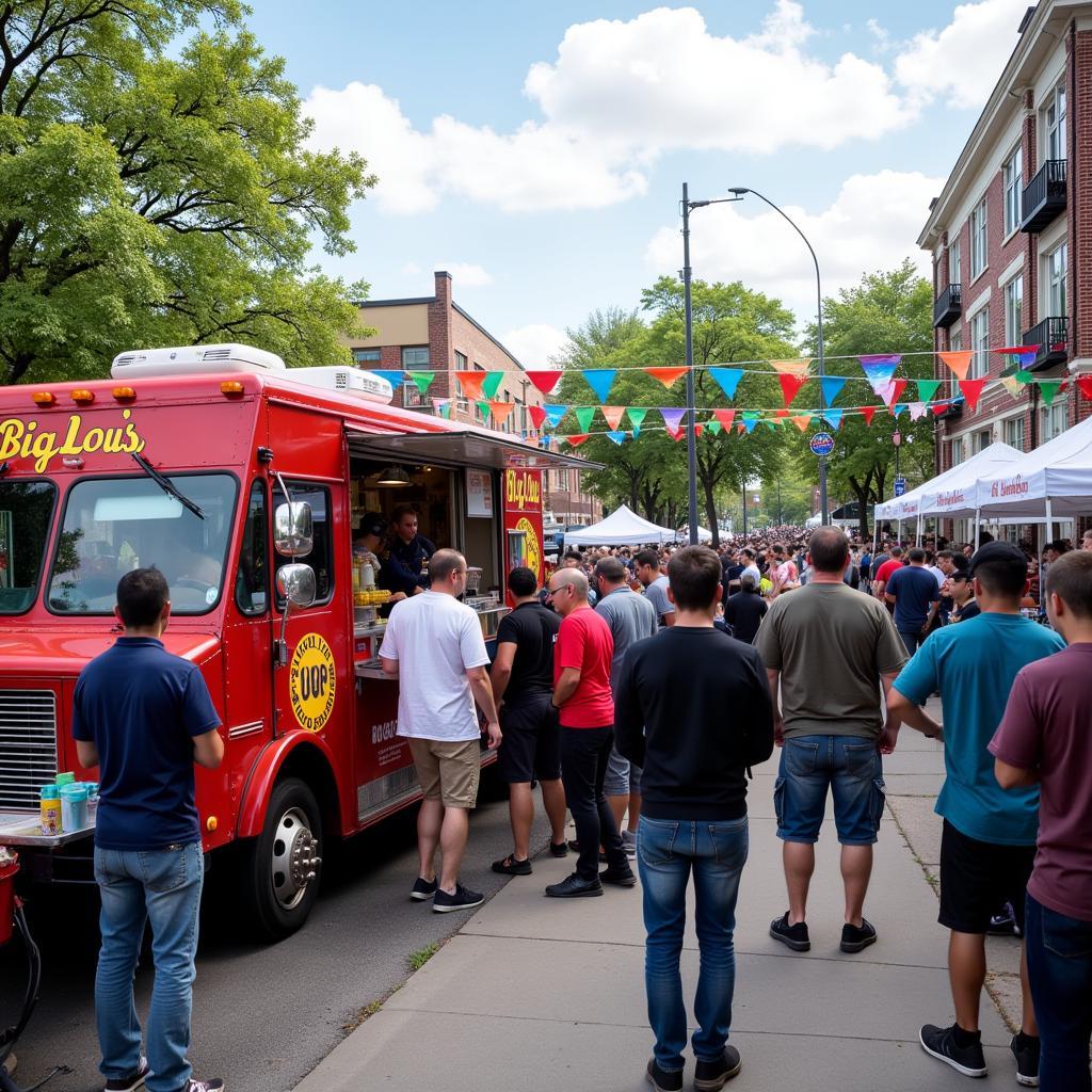 Big Lou's Food Truck at a Local Event