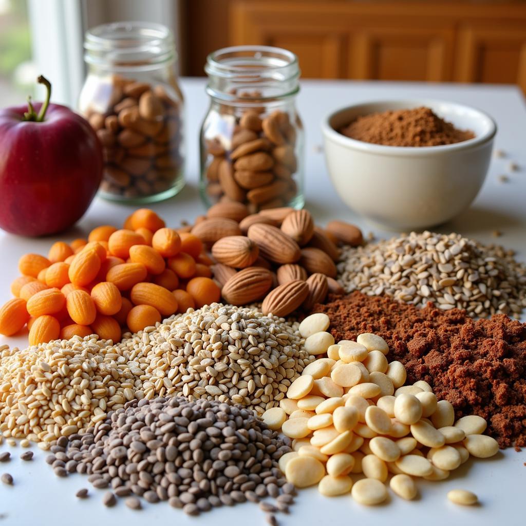 Bird Food Wreath Ingredients