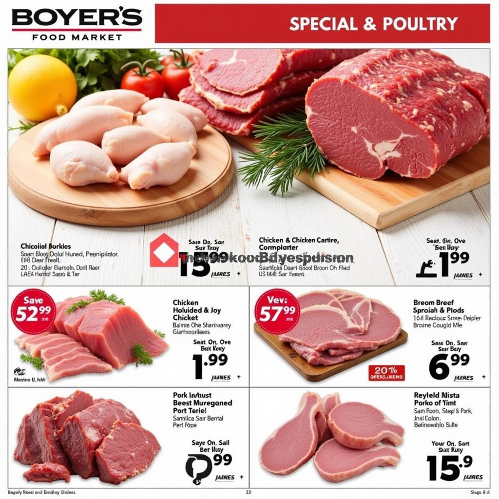 Boyer's Food Market Ad - Meat and Poultry