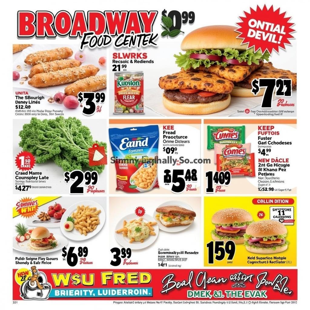 Broadway Food Center Weekly Ad Front Page