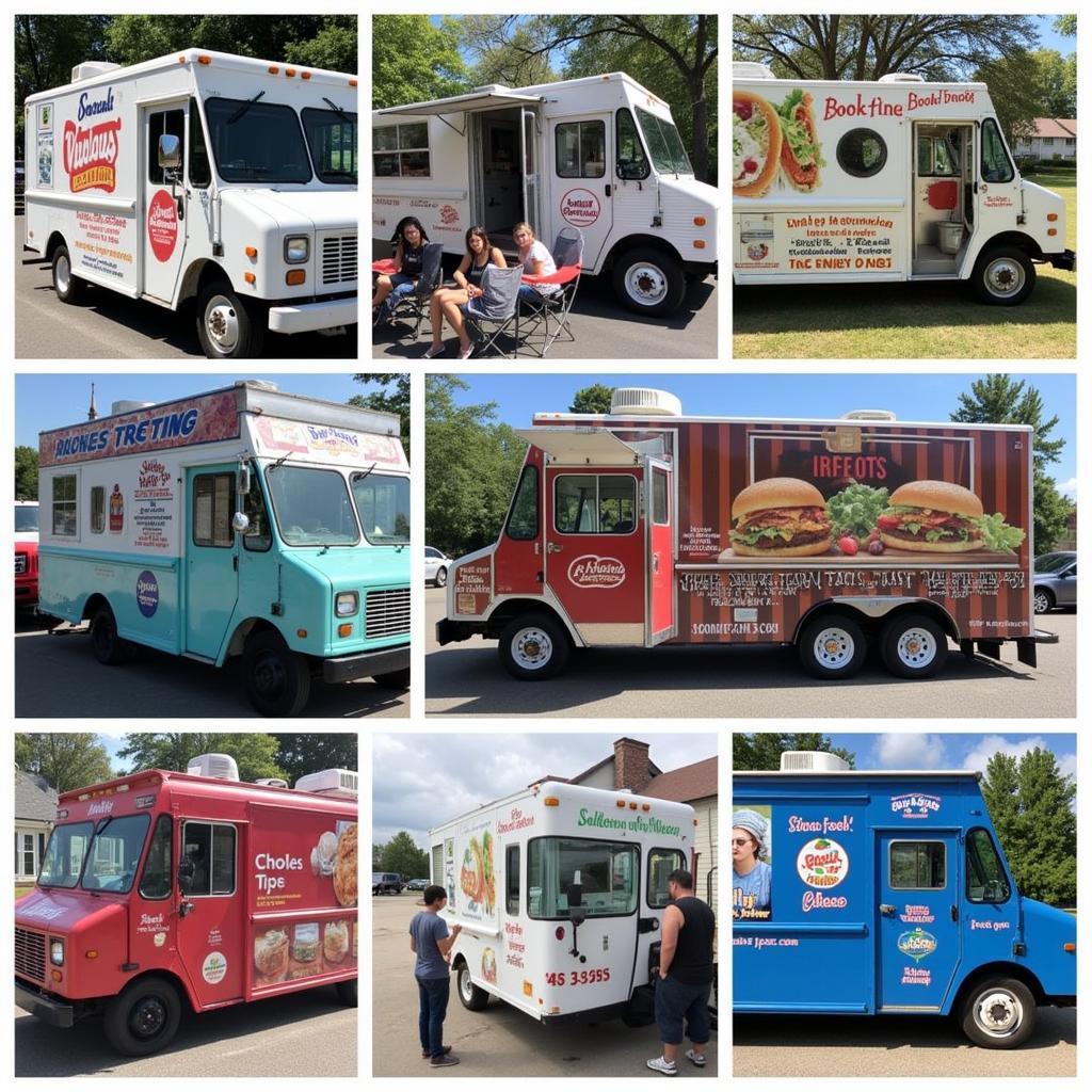 Variety of Food Trucks in Brookhaven