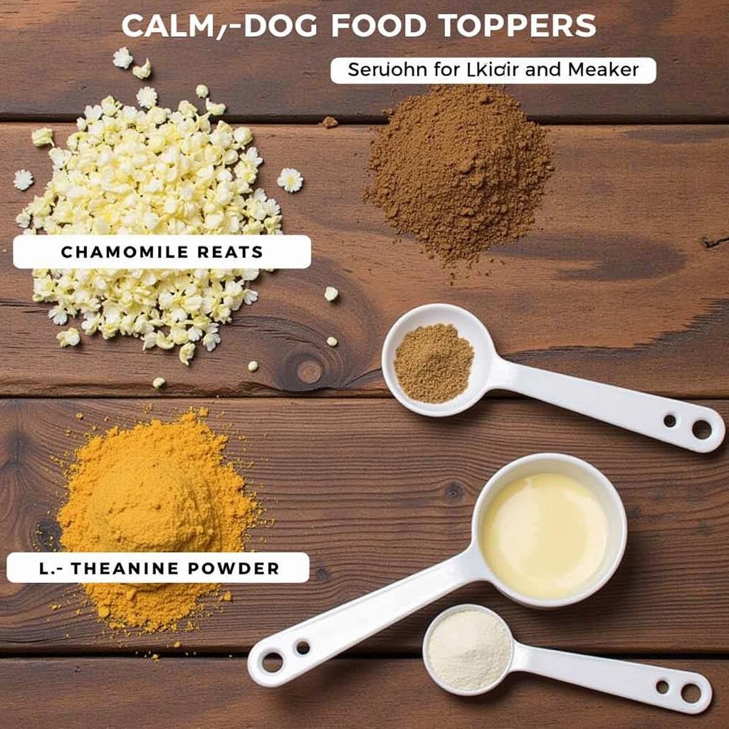 Calming Dog Food Topper Ingredients: A Close-Up