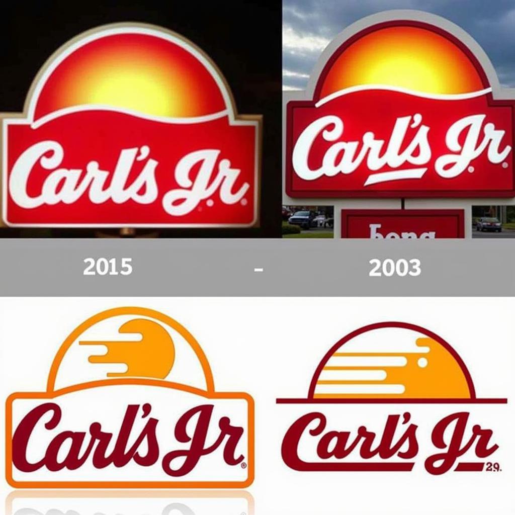 Carl's Jr. Sunrise Logo Evolution Through the Years