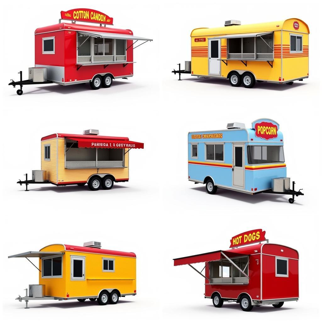 Different Types of Carnival Food Trailers