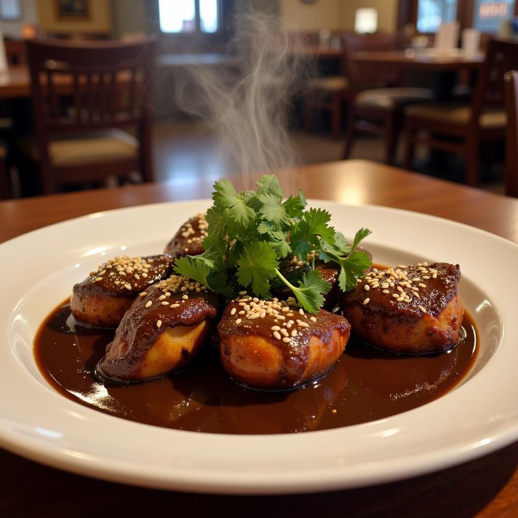 Delicious Mole Poblano at Casa Cortez