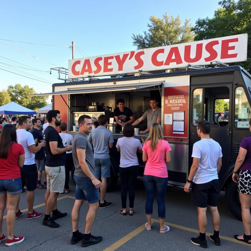 Casey's Cause Food Truck at a Local Event