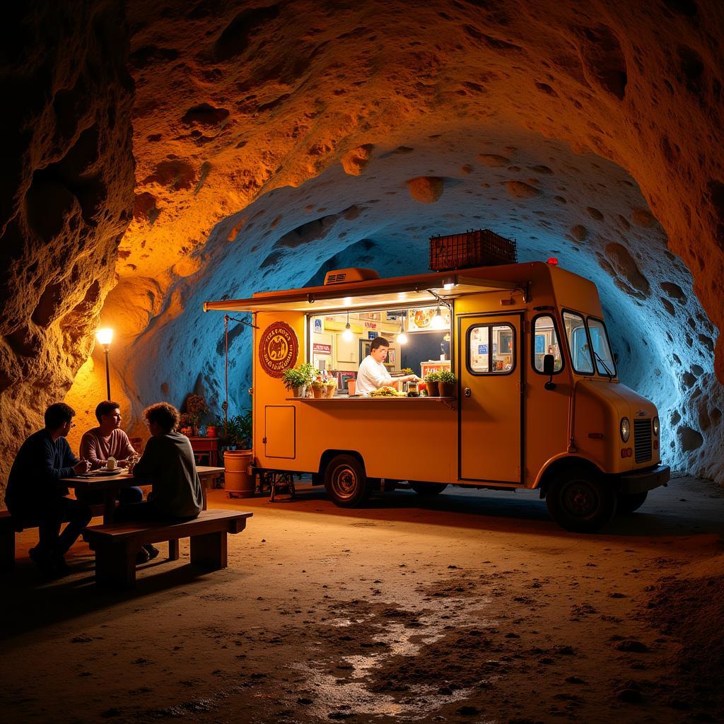 Cave Cafe Food Truck Dining Experience