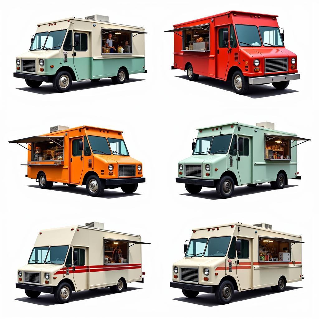 Various food truck options available for sale in Charlotte