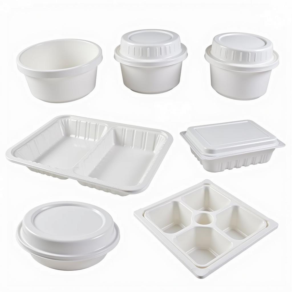 Various Types of Chinese Food Containers Plastic