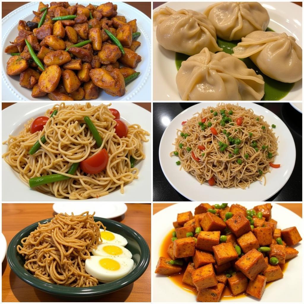 Various Chinese dishes available for delivery in Worcester