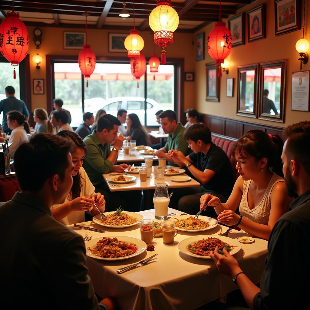 Delicious Chinese food at a restaurant in Tarpon Springs