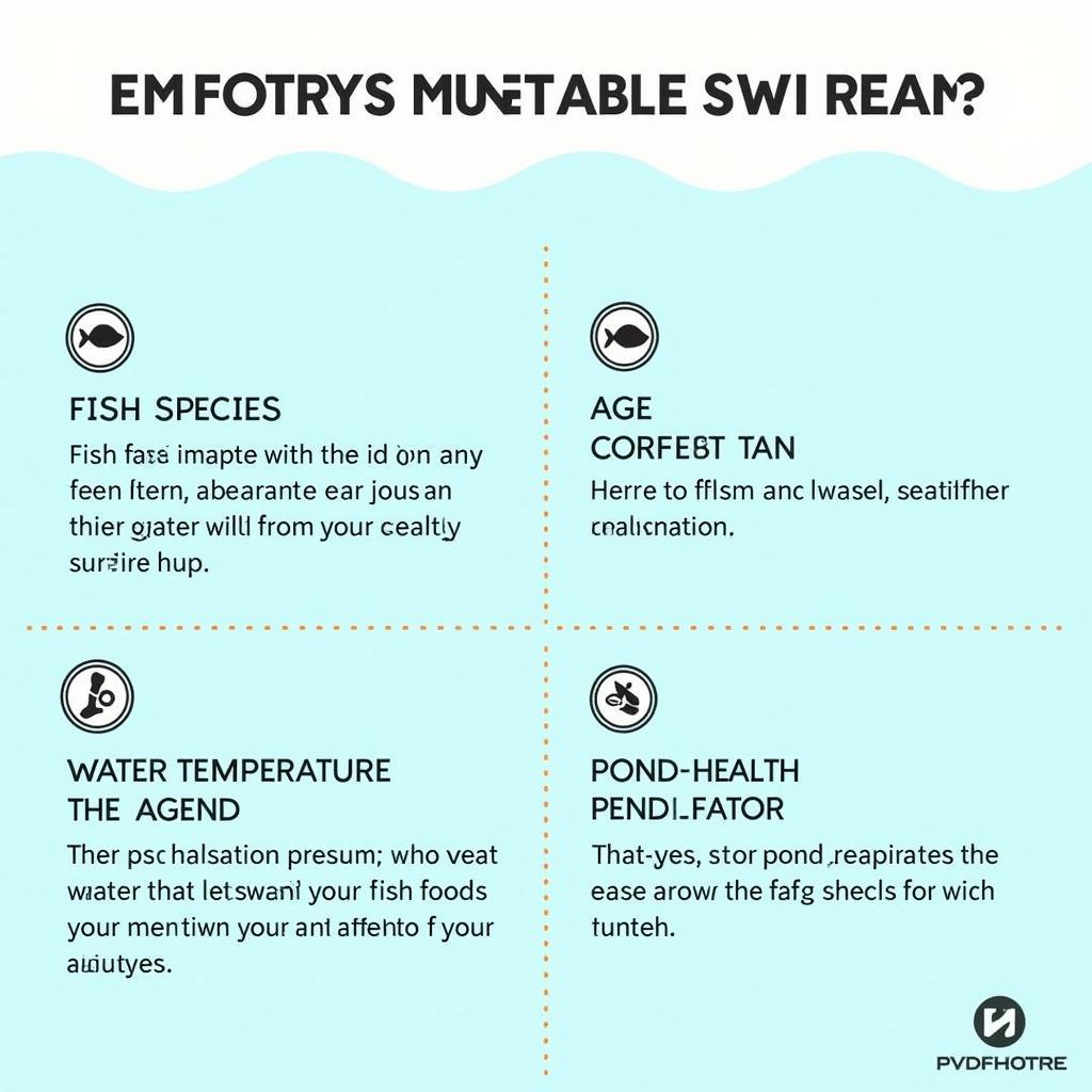 Factors to consider when choosing floating fish food