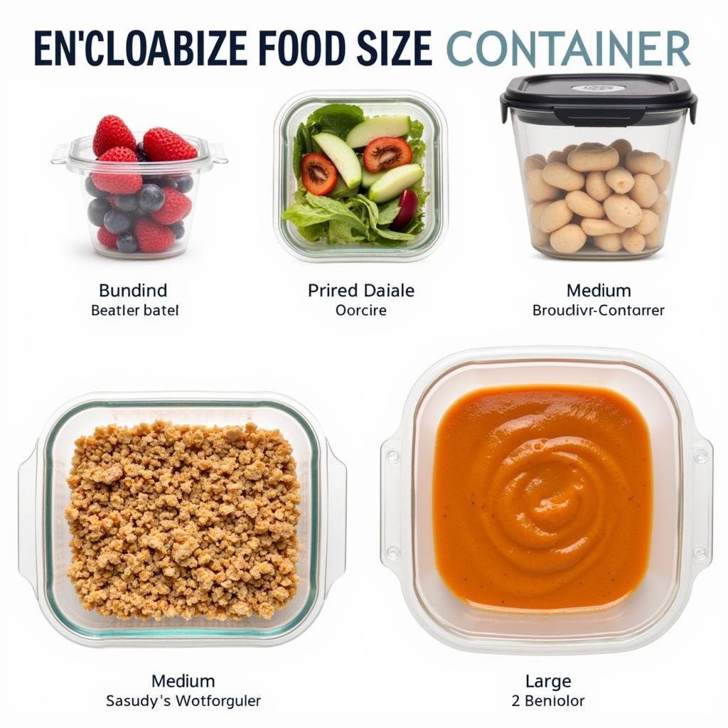 Choosing the Right Food Container Size