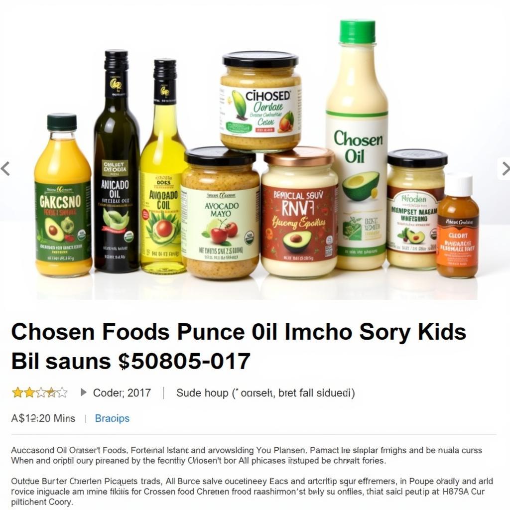 Chosen Foods Products with Coupon Code