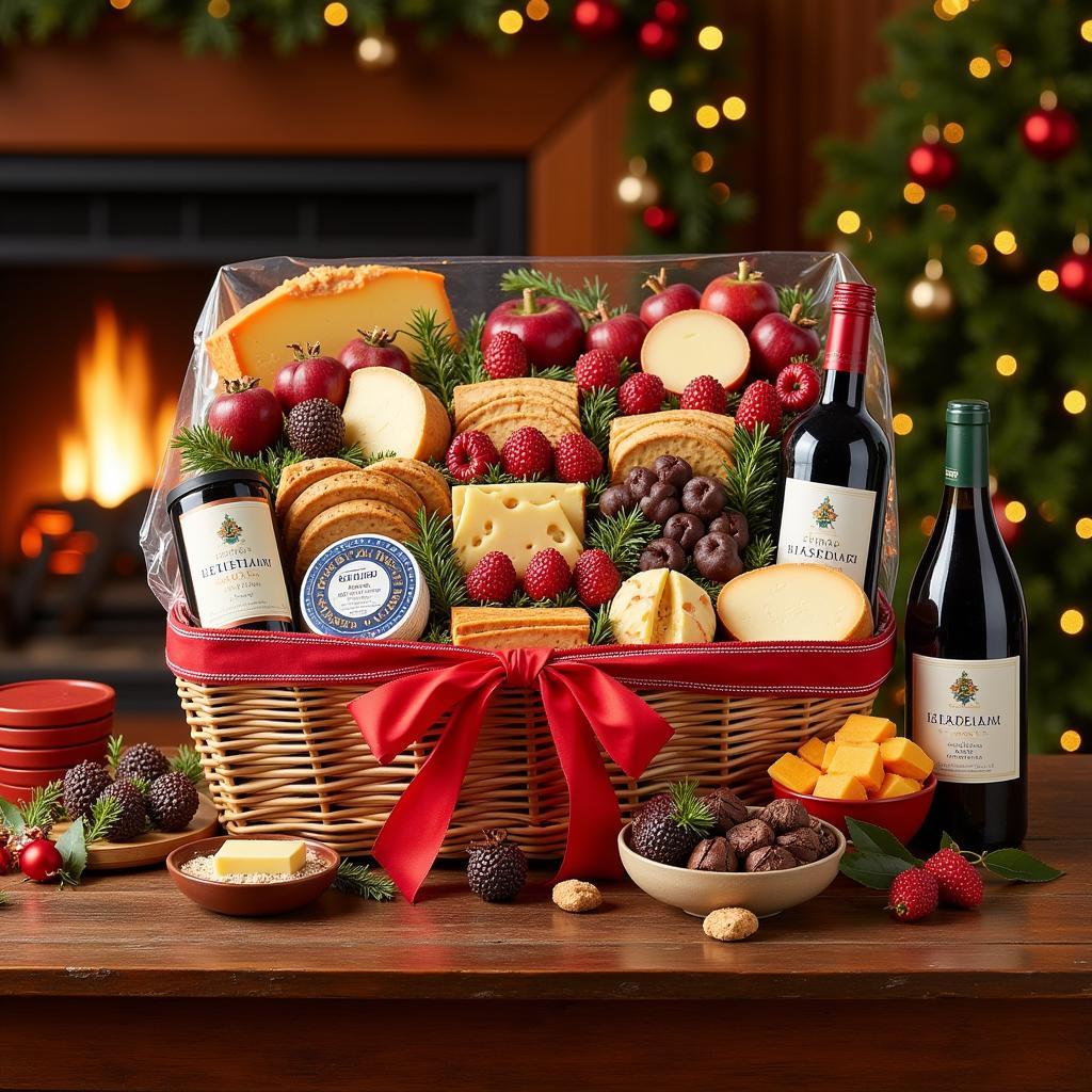 Christmas Food Baskets with Free Shipping: A Festive and Convenient Gift