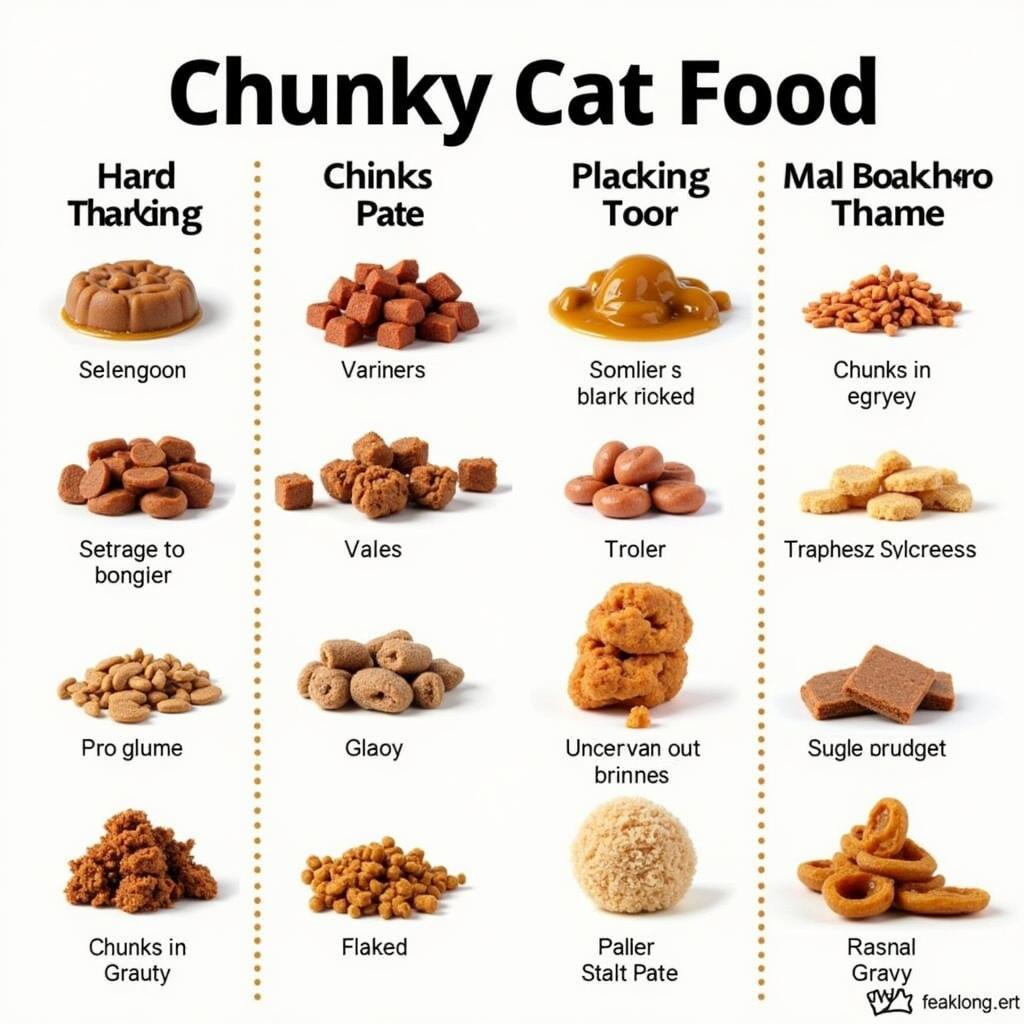 Various Types of Chunky Cat Food