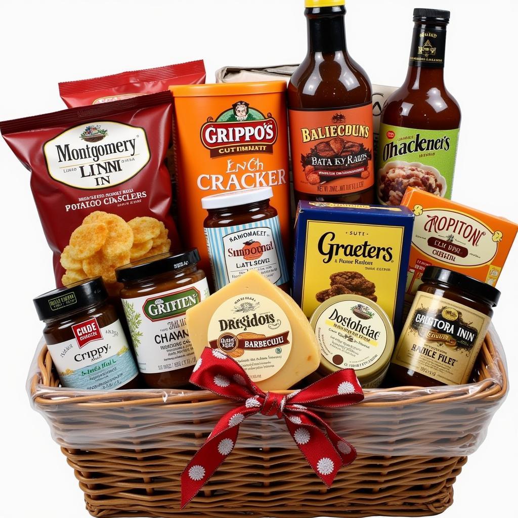 A Vibrant Cincinnati Food Gift Basket Filled with Local Delicacies