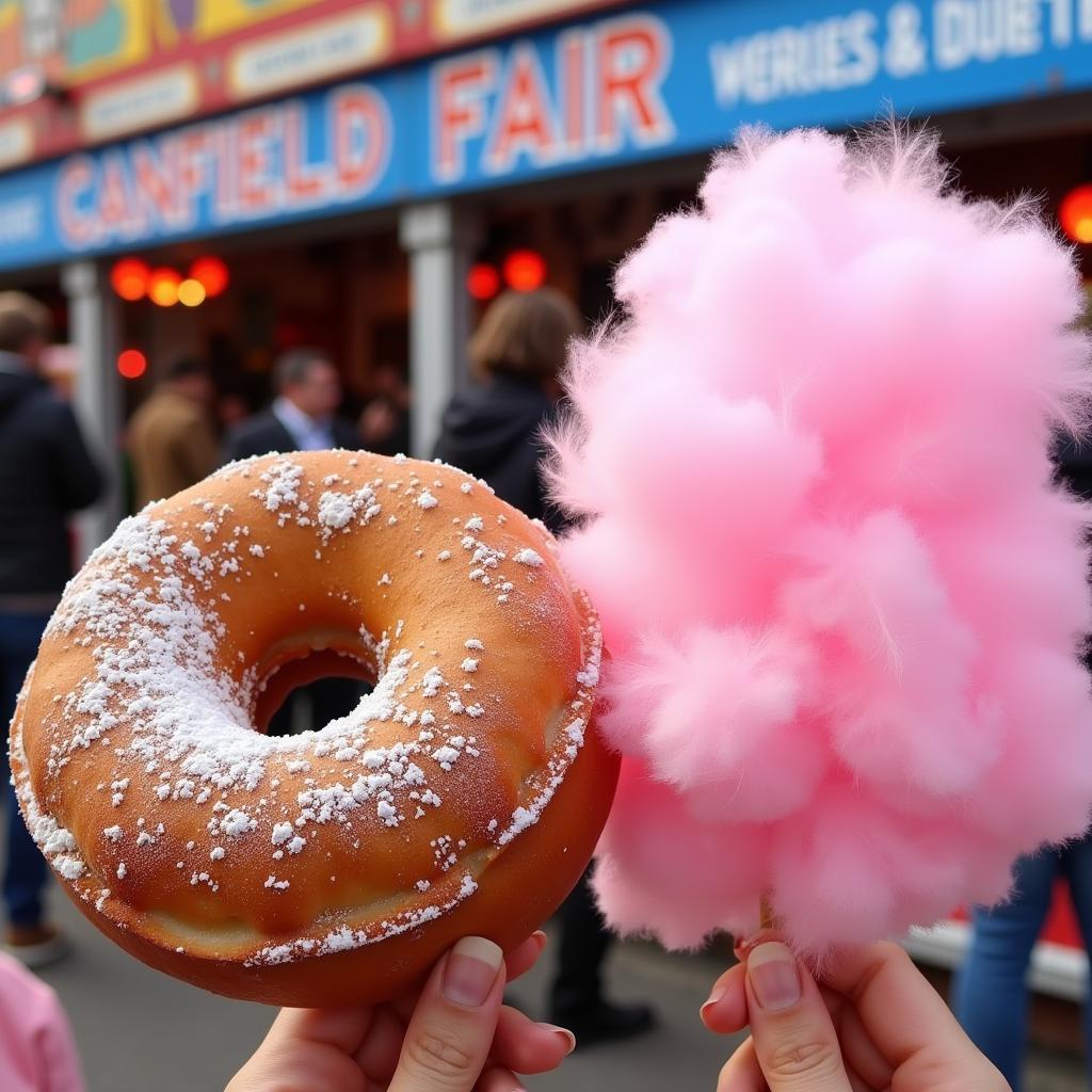 Classic Canfield Fair Treats: Elephant Ears and Cotton Candy