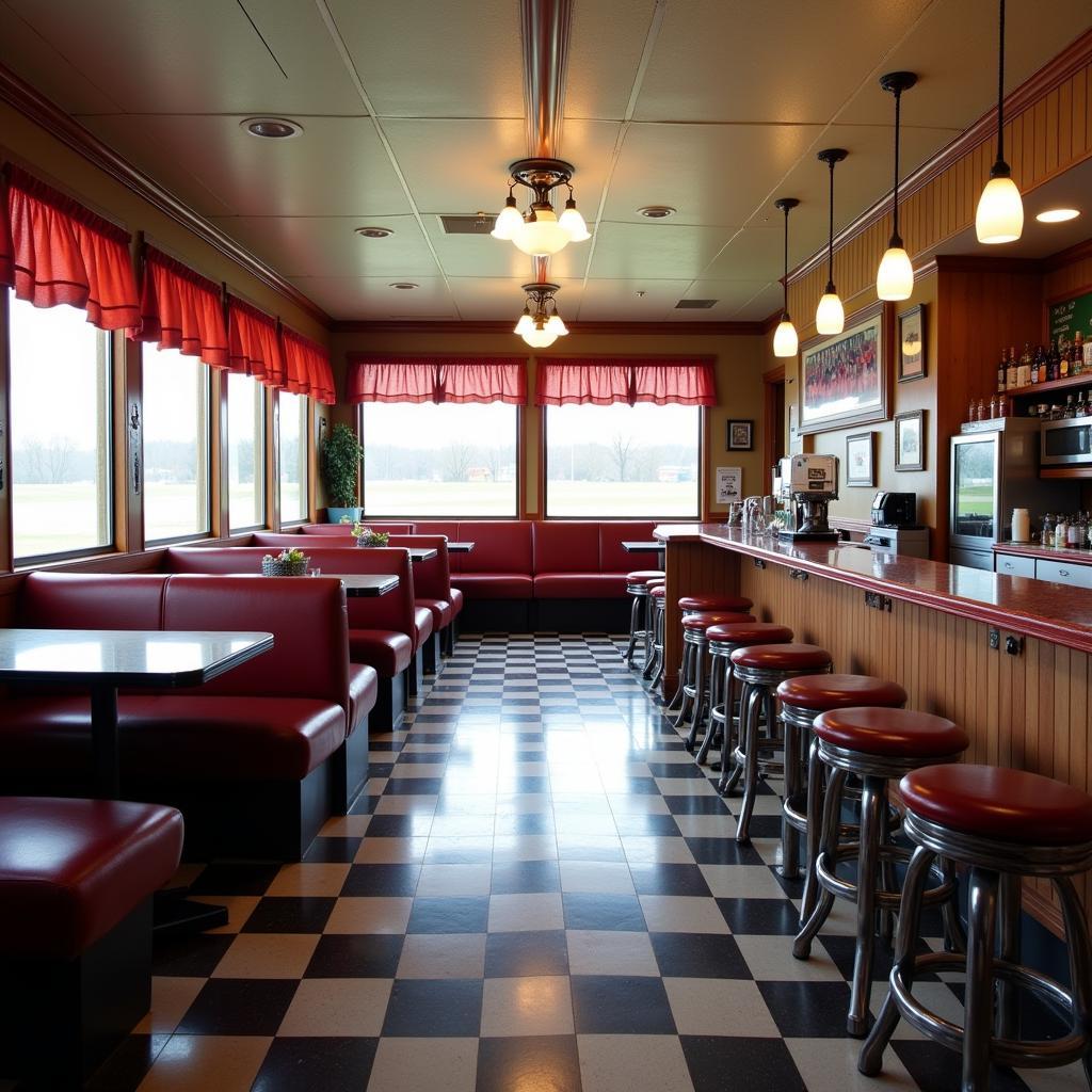 Classic diner in Traer, Iowa