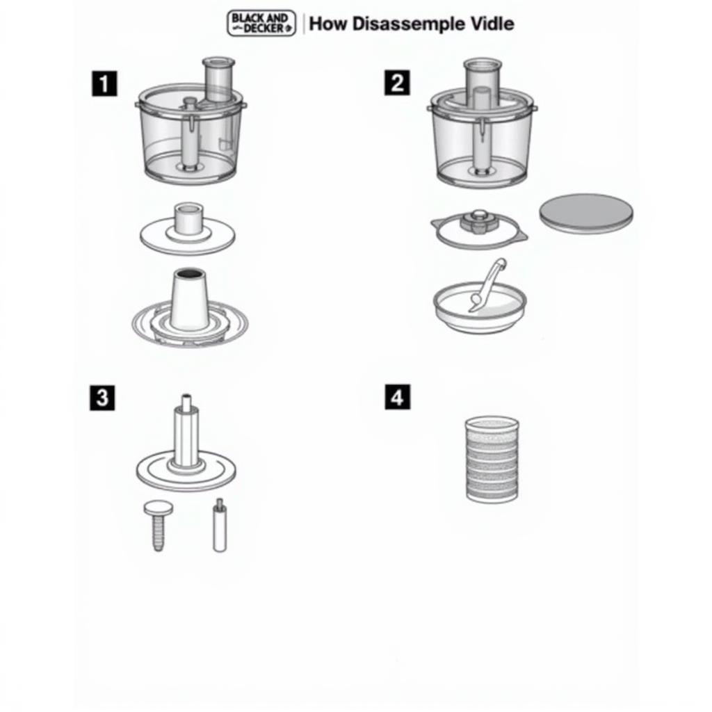 Cleaning a Black and Decker Food Processor