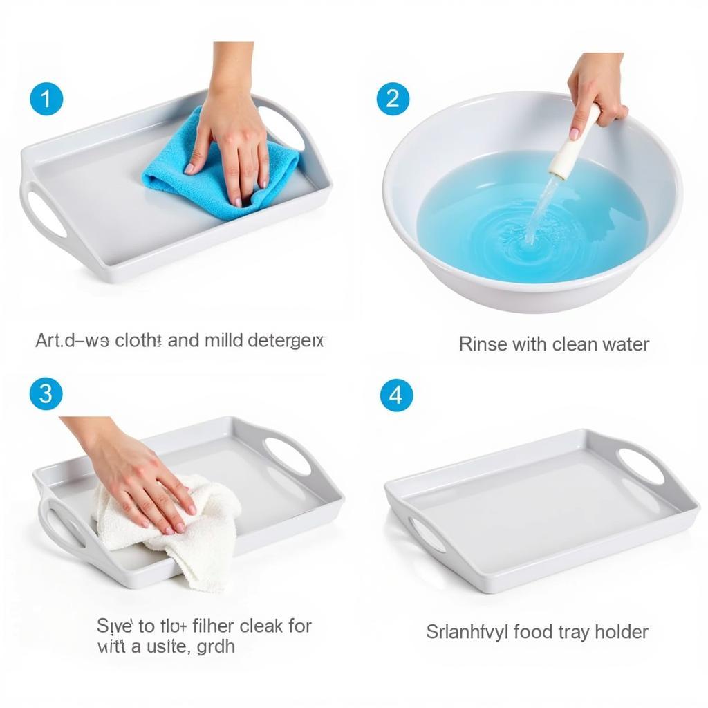 Cleaning a Food Tray Holder for Longevity