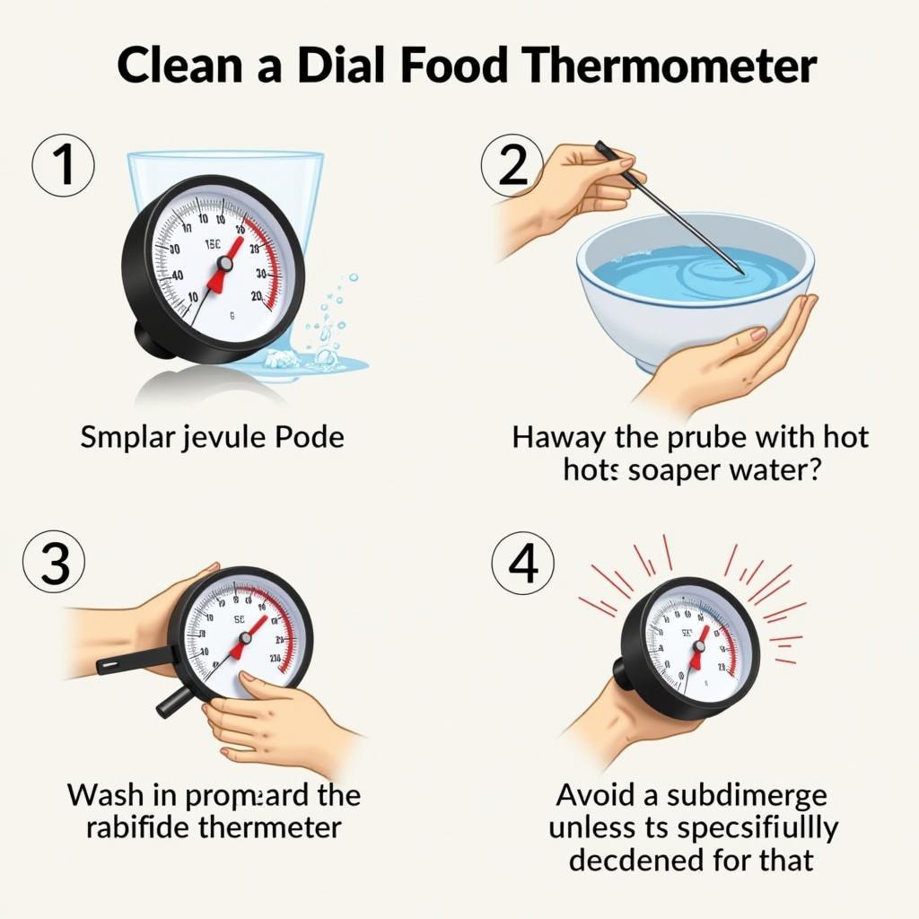 Cleaning a Dial Food Thermometer