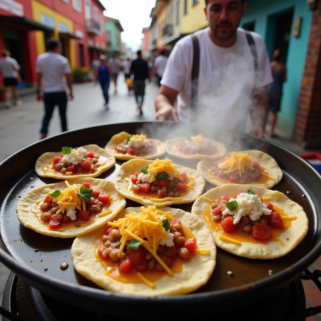 Colima Sopes Street Food