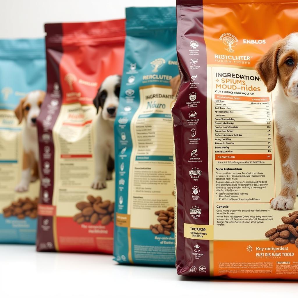 Comparing Dry Puppy Food Labels