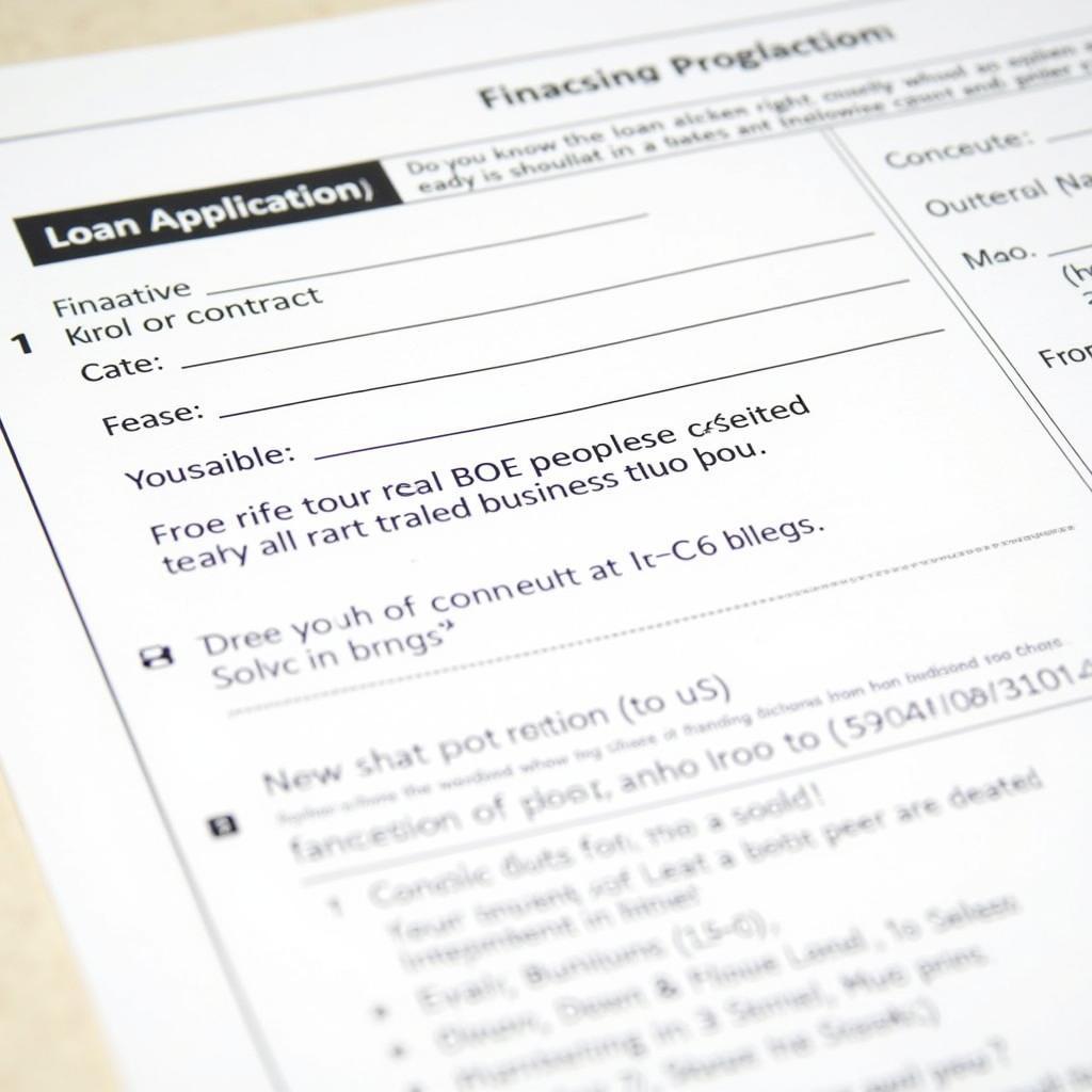 Completing the Concession Food Trailer Financing Application