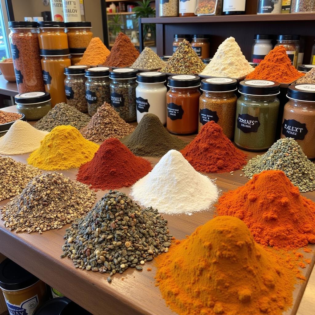 Extensive Spice Selection at Conga Foods Preston