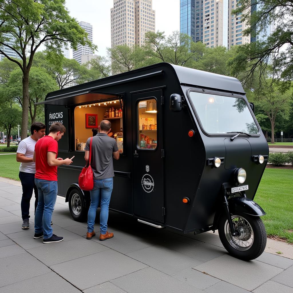 Modern Crate Food Truck Design