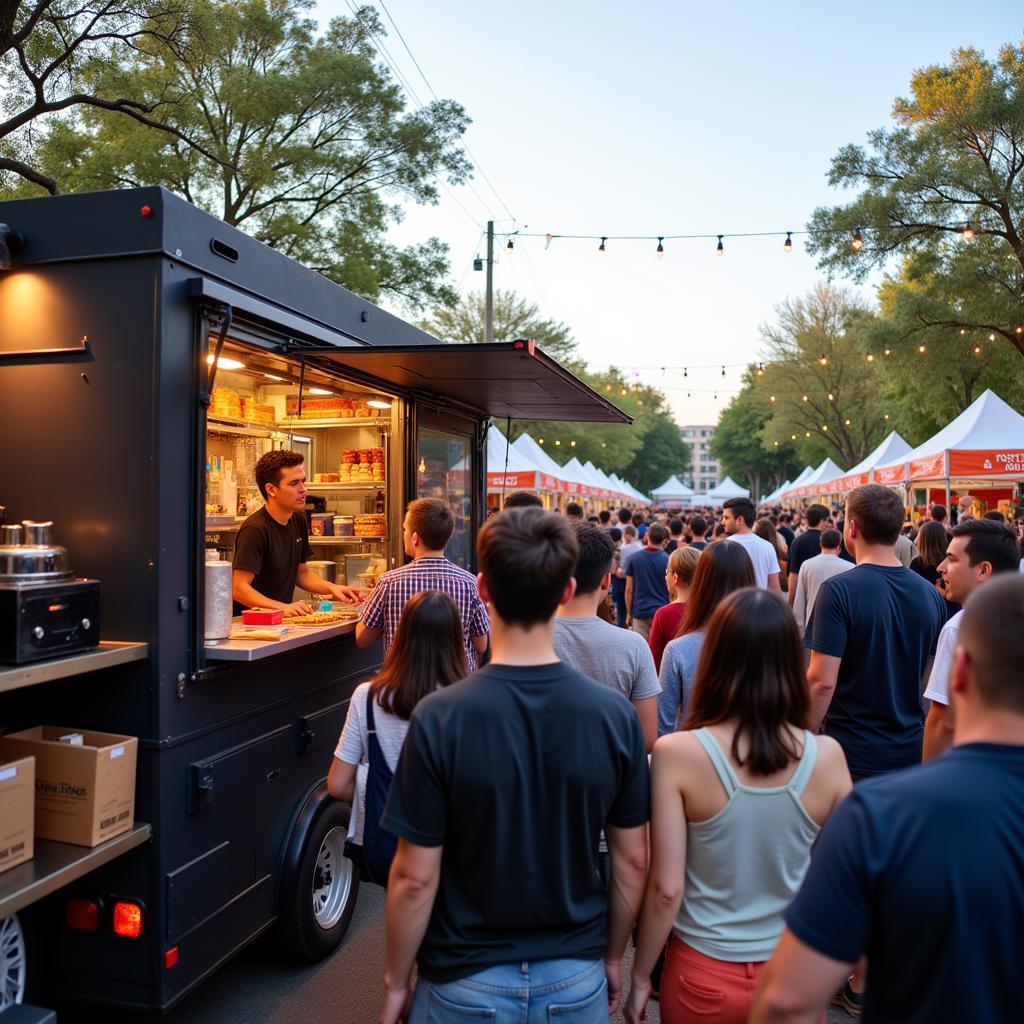 Crate Food Truck at a Food Festival