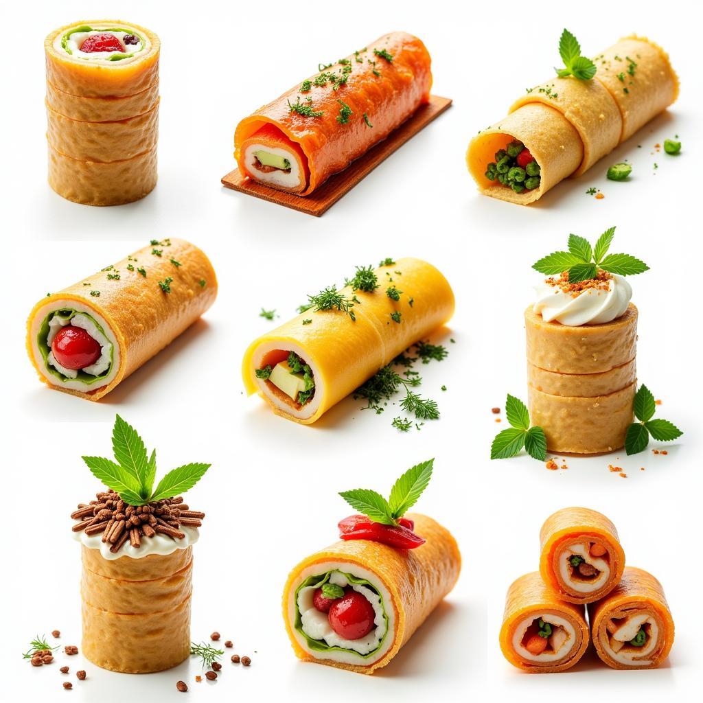 Creative Cylinder Food Presentations