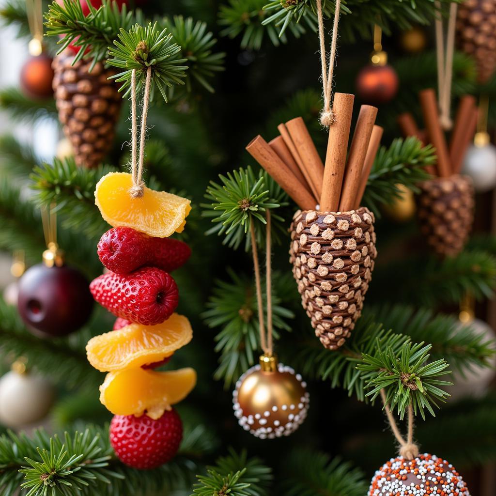 Creative Food Ornaments for Christmas Tree Ideas