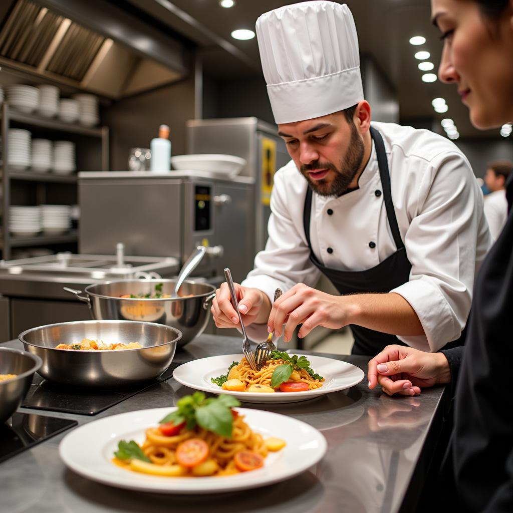 Cruise ship catering to food allergies