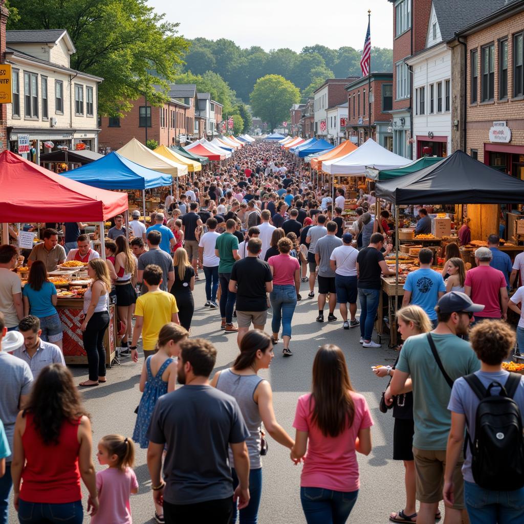 Connecticut Food Festival Scene