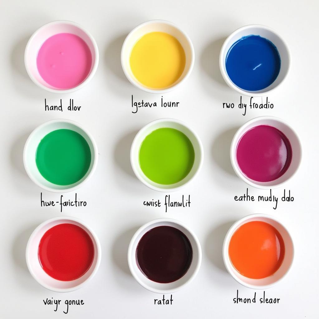 Custom Food Colouring Blends with Recipe Notes