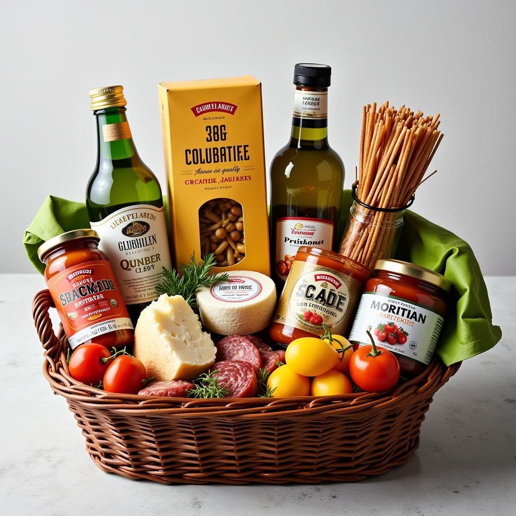 Creating a Custom Italian Food Gift Basket