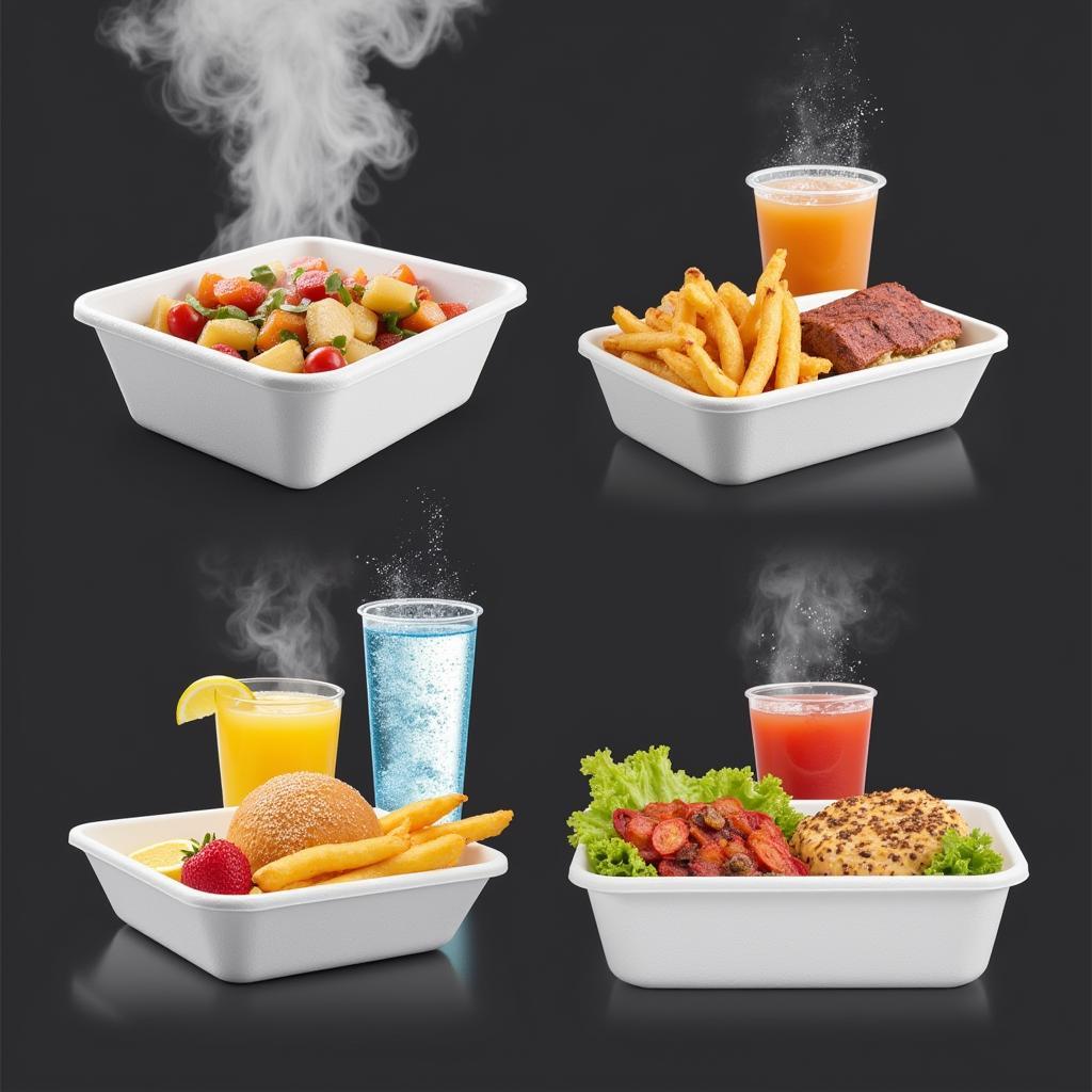 Dart Foam Containers Maintaining Food Temperature