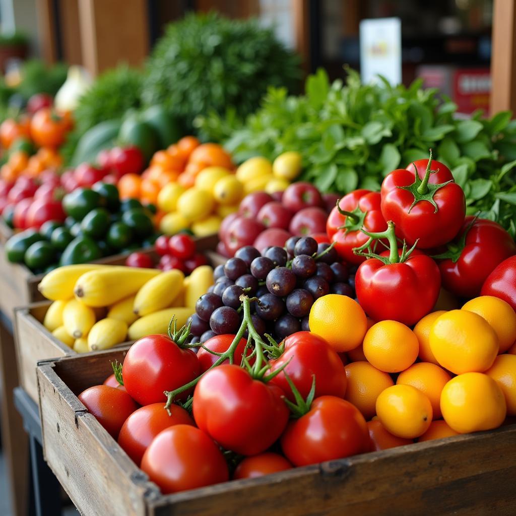 Fresh, local produce on display at Davidson Specialty Foods CT.