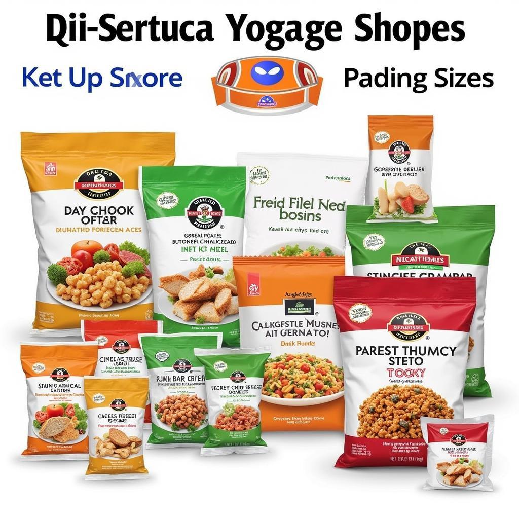 Various Packages of Dehydrated Emergency Food