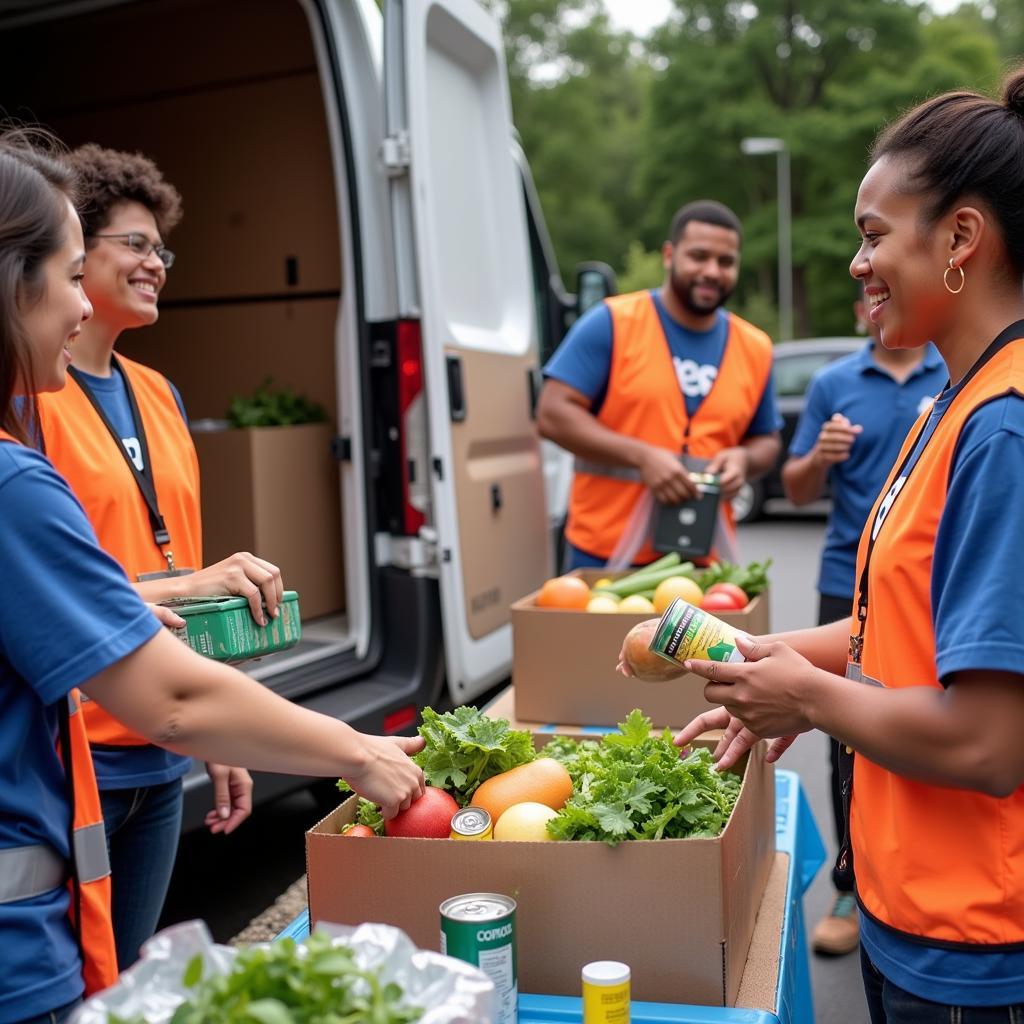 Dekalb County Food Bank Distribution Event