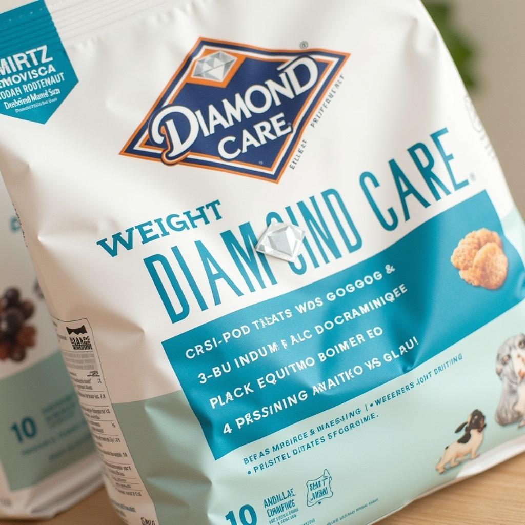 Diamond Care Weight Management Dog Food Packaging