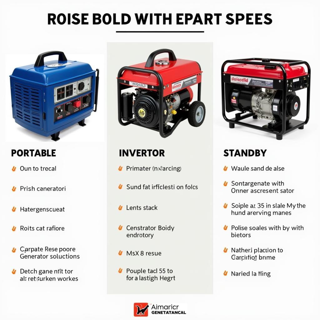 Comparison of Different Food Truck Generator Types