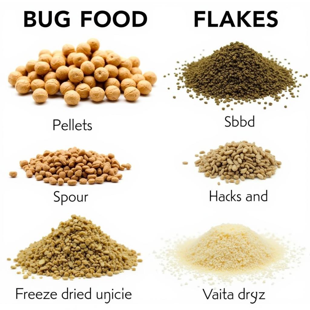 Various Forms of Bug Bites Fish Food