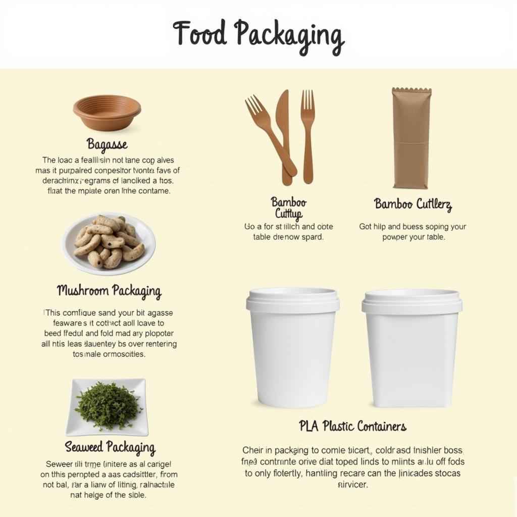 Types of Eco-Friendly Food Packaging