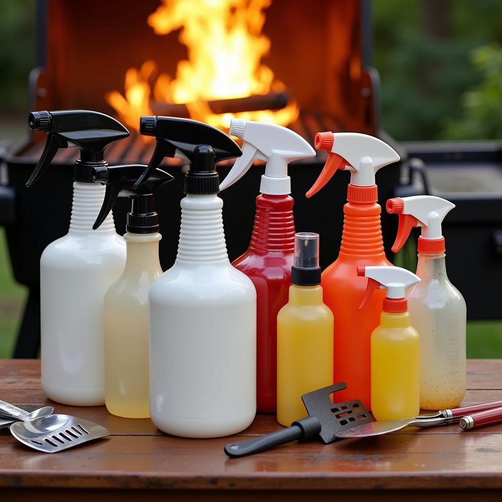 Various Food Grade Spray Bottles for BBQ