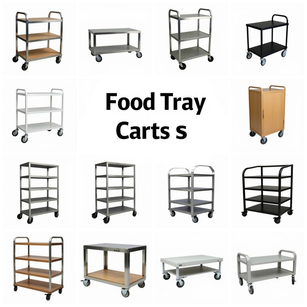 Different Types of Food Tray Carts