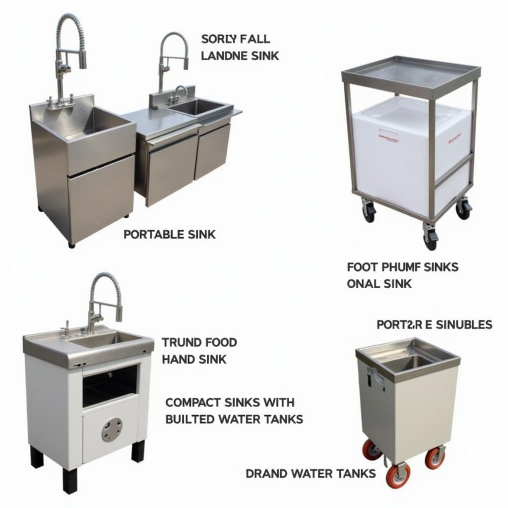 Different Types of Hand Washing Sinks for Food Trucks