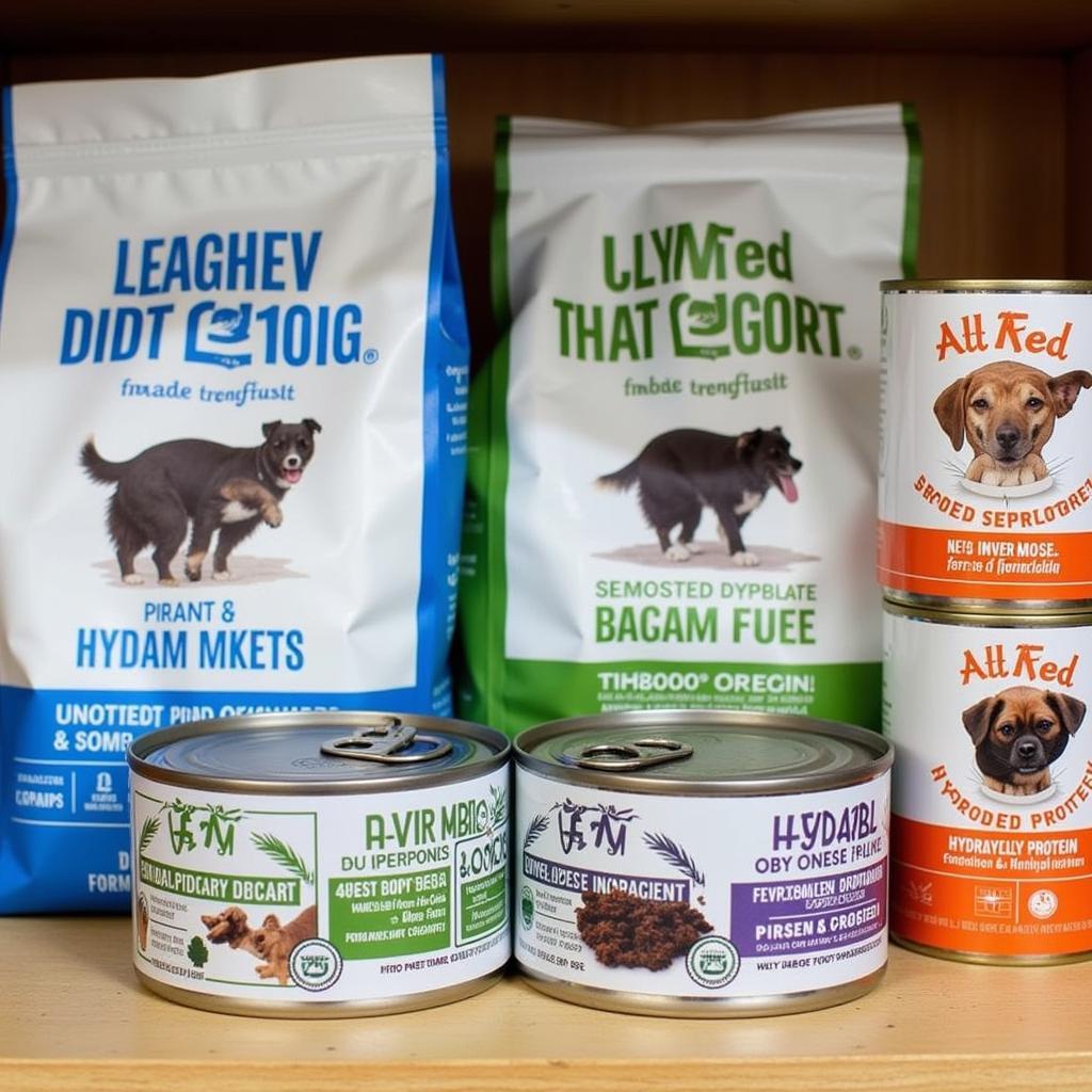 Different types of hypoallergenic dog food